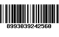 Código de Barras 8993039242560