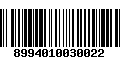 Código de Barras 8994010030022