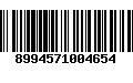 Código de Barras 8994571004654