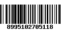 Código de Barras 8995102705118