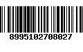 Código de Barras 8995102708027