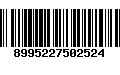 Código de Barras 8995227502524