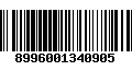 Código de Barras 8996001340905