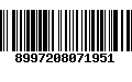 Código de Barras 8997208071951