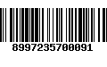 Código de Barras 8997235700091