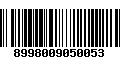 Código de Barras 8998009050053