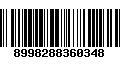 Código de Barras 8998288360348