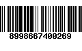 Código de Barras 8998667400269