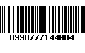 Código de Barras 8998777144084