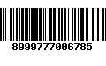 Código de Barras 8999777006785