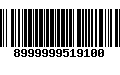 Código de Barras 8999999519100