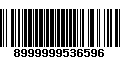 Código de Barras 8999999536596