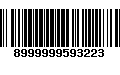 Código de Barras 8999999593223