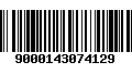 Código de Barras 9000143074129