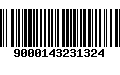 Código de Barras 9000143231324