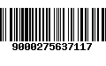Código de Barras 9000275637117