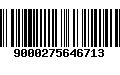 Código de Barras 9000275646713