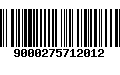 Código de Barras 9000275712012