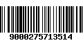 Código de Barras 9000275713514