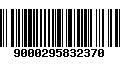 Código de Barras 9000295832370