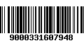 Código de Barras 9000331607948