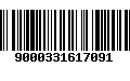 Código de Barras 9000331617091