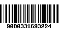 Código de Barras 9000331693224