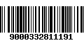 Código de Barras 9000332811191