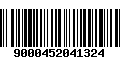 Código de Barras 9000452041324