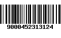 Código de Barras 9000452313124