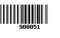 Código de Barras 900051