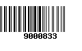 Código de Barras 9000833