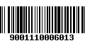 Código de Barras 9001110006013