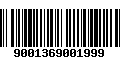 Código de Barras 9001369001999