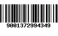 Código de Barras 9001372994349