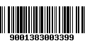 Código de Barras 9001383003399