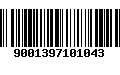 Código de Barras 9001397101043