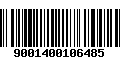 Código de Barras 9001400106485