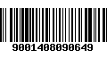 Código de Barras 9001408090649