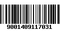 Código de Barras 9001409117031