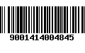 Código de Barras 9001414004845