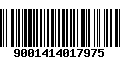 Código de Barras 9001414017975