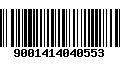 Código de Barras 9001414040553