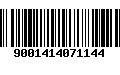 Código de Barras 9001414071144