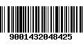 Código de Barras 9001432048425