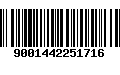 Código de Barras 9001442251716