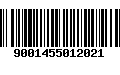 Código de Barras 9001455012021