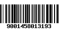 Código de Barras 9001458013193