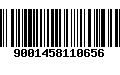 Código de Barras 9001458110656