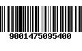 Código de Barras 9001475095400